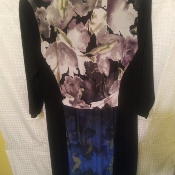 Changes by together,  Women's Midi Dress, Black, size 10 - Picture 3 of 3